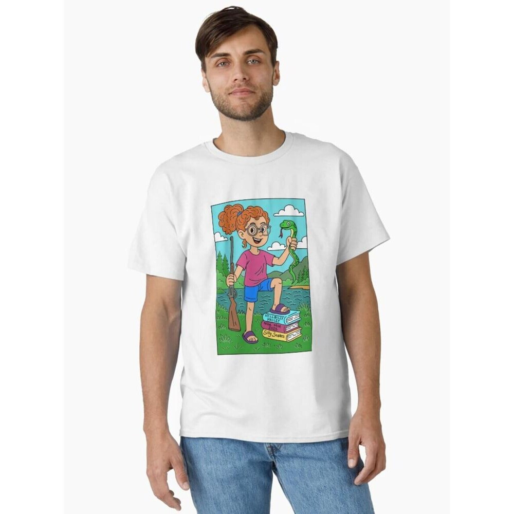 Hillbilly Hailey Tee Shirt White Unisex - Picture 1 of 4